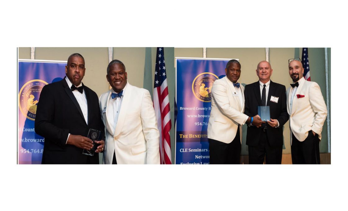 Chief Judge Jack Tuter and Judge Kenneth L. Gillespie Recognized by the Broward County Bar Association