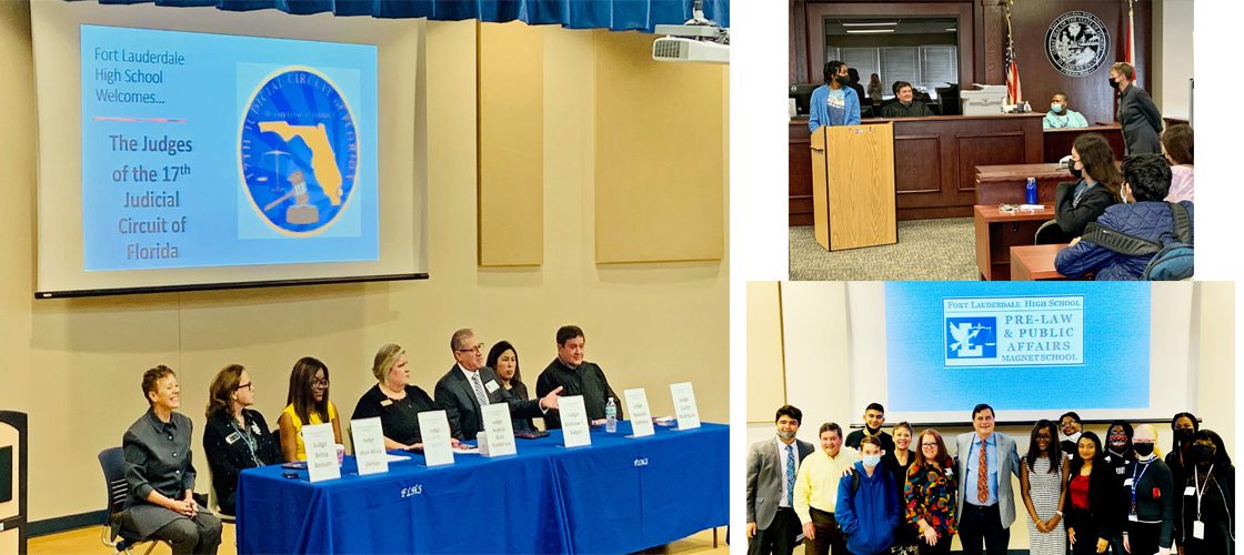 Fort Lauderdale High School’s Pre-Law Magnet Students “Meet the Judge”