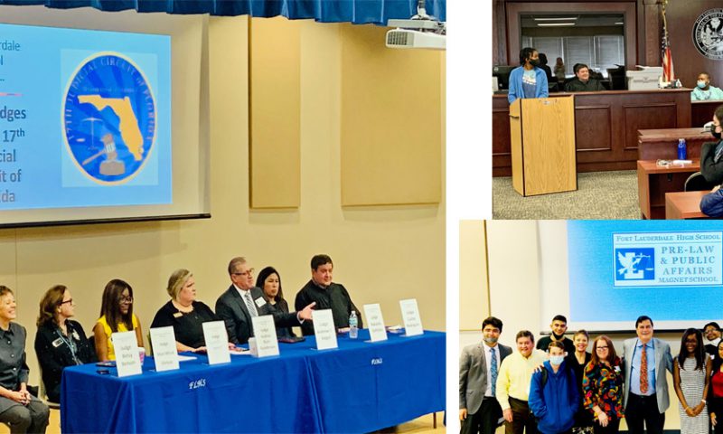 Fort Lauderdale High School’s Pre-Law Magnet Students “Meet the Judge”