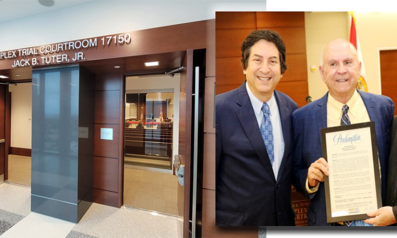The Jack B. Tuter, Jr. Complex Trial Courtroom Dedication Ceremony
