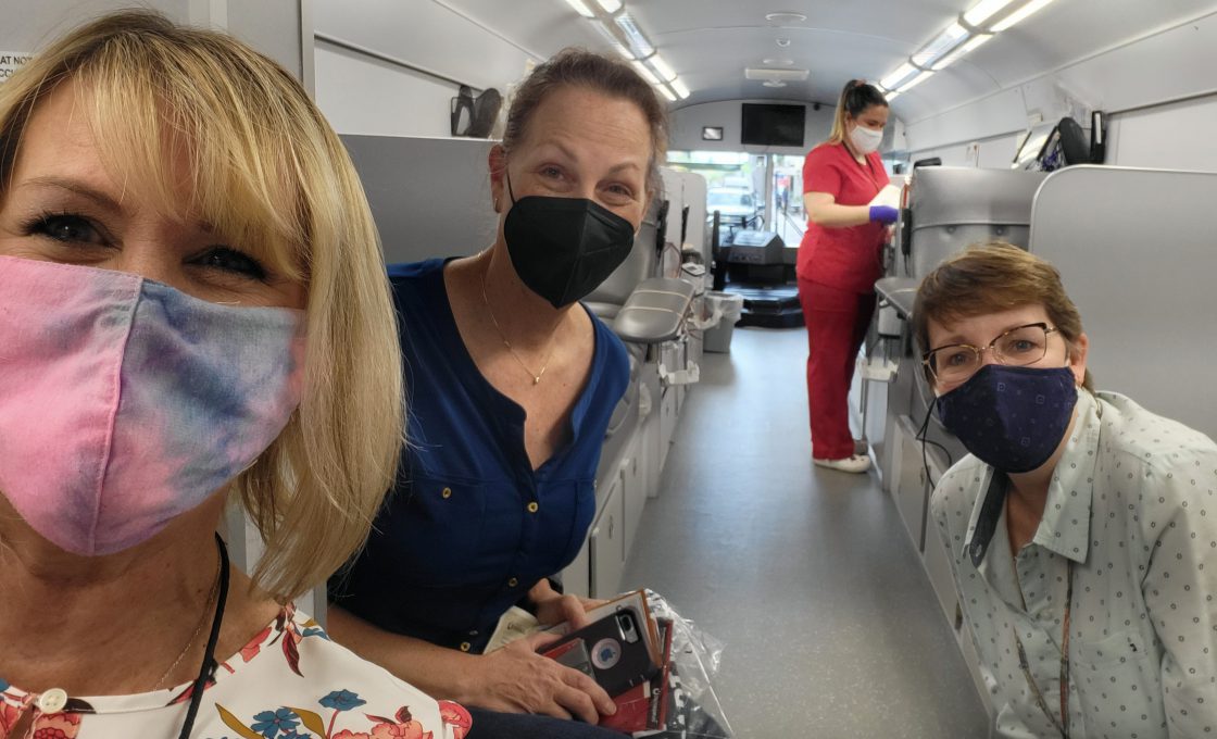 Judge and Staff Participate in Courthouse Blood Drive