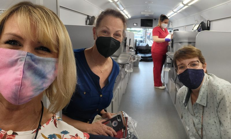 Judge and Staff Participate in Courthouse Blood Drive