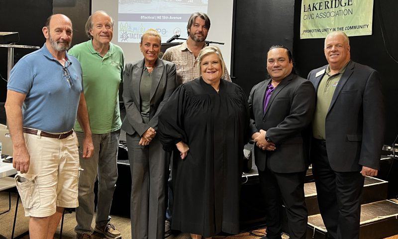 Judge Gundersen Swears in Local Civic Association Executive Board