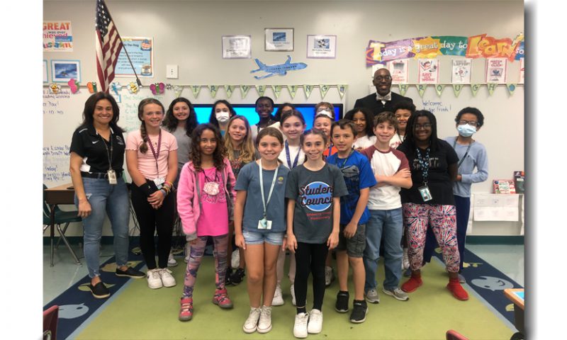 Judge Frink Speaks at Career Day