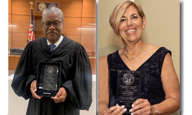 Judge Solomon and Judge Robinson Recognized by Broward County Bar Association
