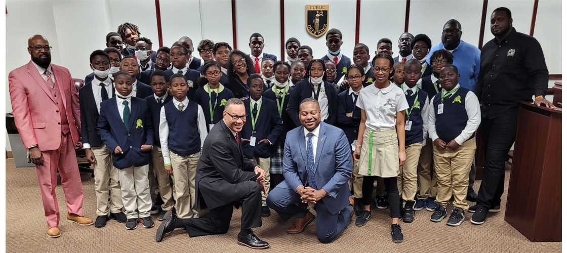 Piney Grove Academy visits the 17th Circuit Courthouse