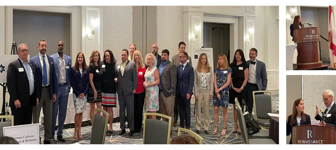 Judge Alspector Installed as President of the Justice Unit Voluntary Bar Association
