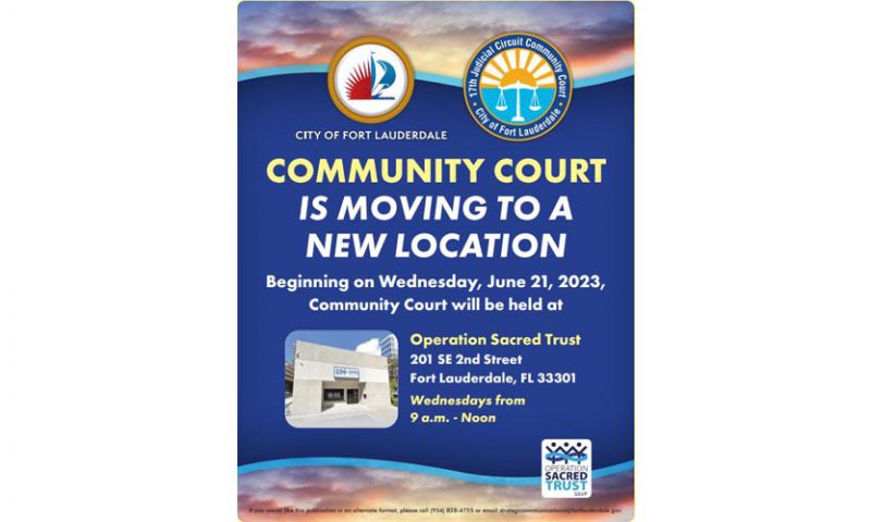 Community Court Fort Lauderdale Reopens
