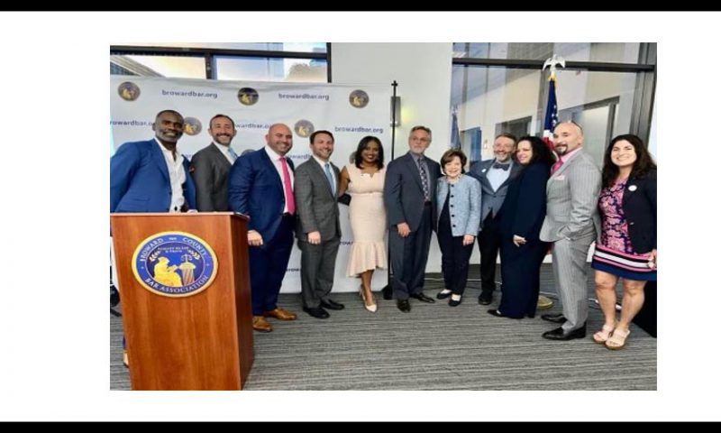 Judge Porth and Retired Judge Streitfeld Celebrated by Broward