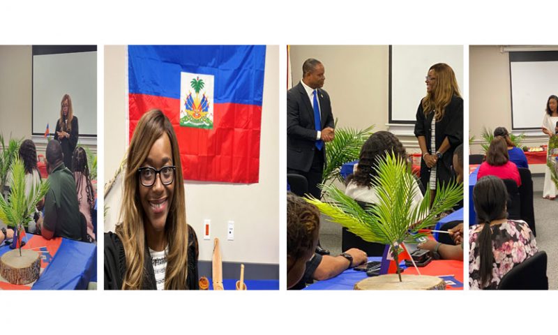 Judge Barner Presents for Haitian Heritage Month