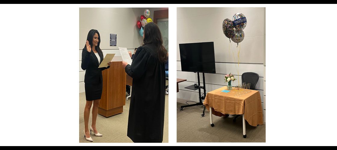 Judge Carbuccia Swears In New Attorney