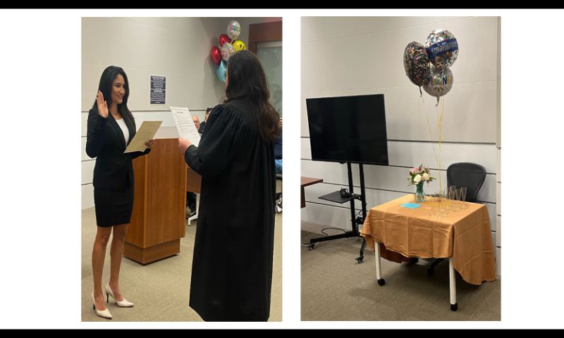 Judge Carbuccia Swears In New Attorney