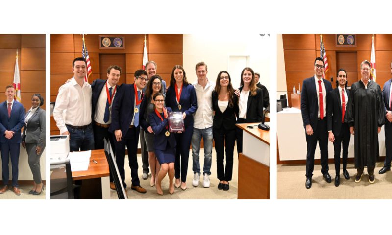 Circuit Judges Preside Over Mock Trial