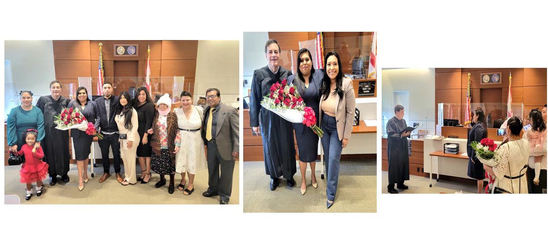 Judge Diaz Swears in a New Member