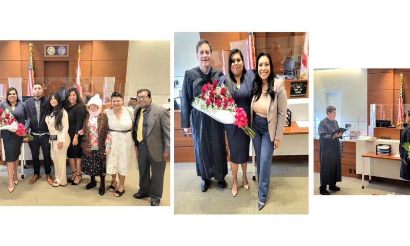 Judge Diaz Swears in a New Member