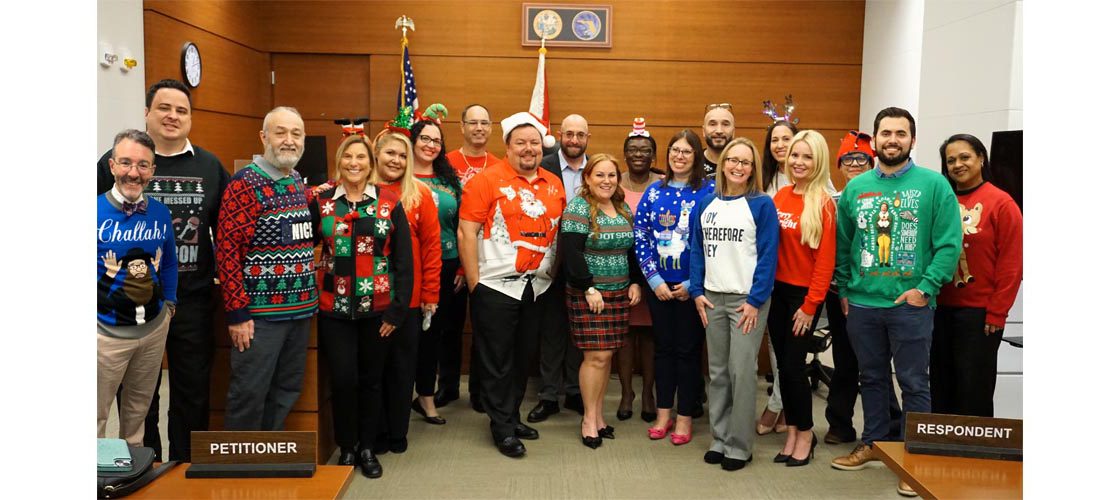 Ugly Sweater with 17th Circuit Judges and BCBA
