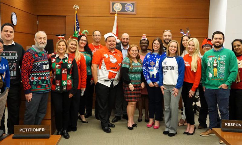 Ugly Sweater with 17th Circuit Judges and BCBA