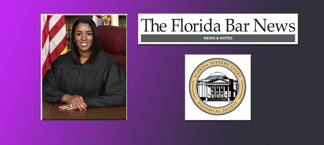 Judge Moon Recognized by the Florida Bar