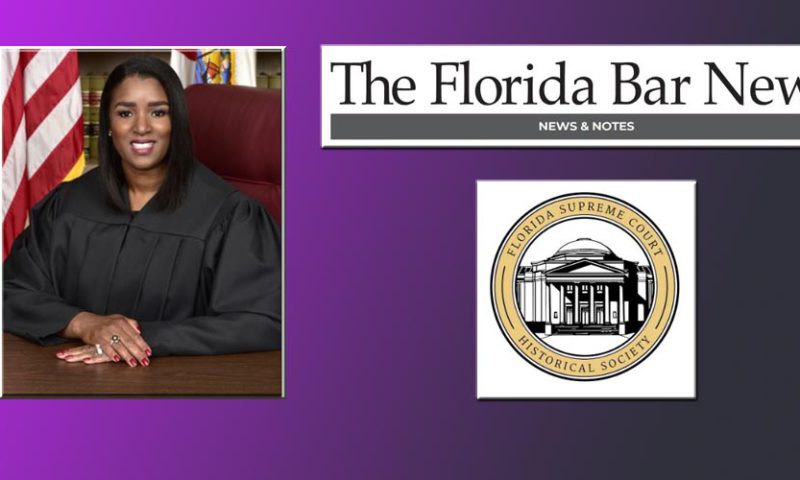 Judge Moon Recognized by the Florida Bar