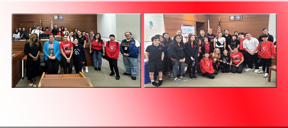 Judge Schulman Hosts Students from Sagemont Prep