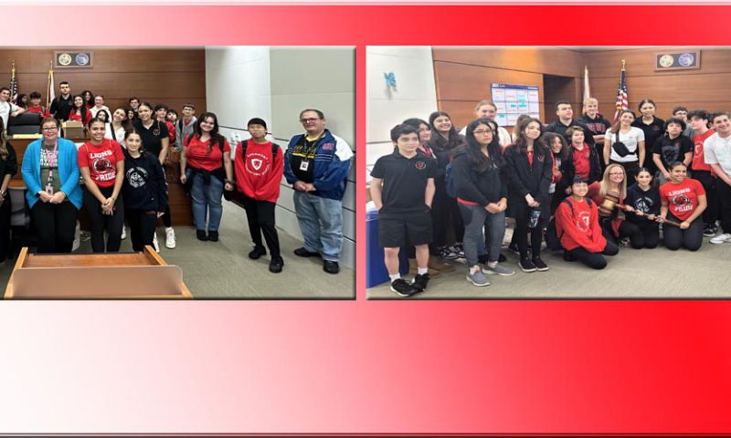 Judge Schulman Hosts Students from Sagemont Prep