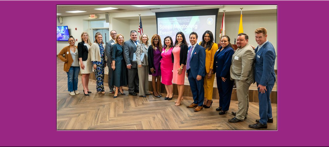 Judge Barner Leads Speed Mentoring