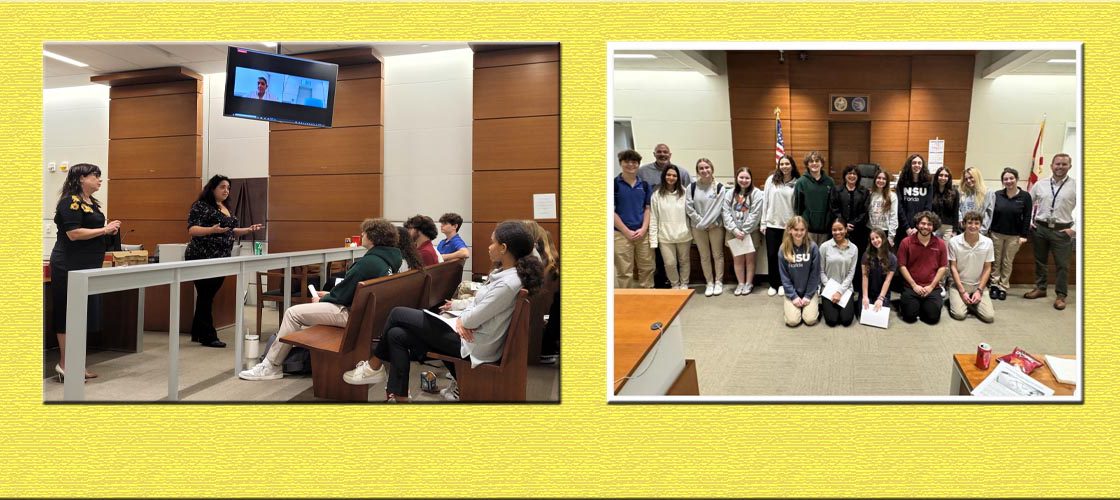 NSU Students Visit with Judge Lerner-Wren