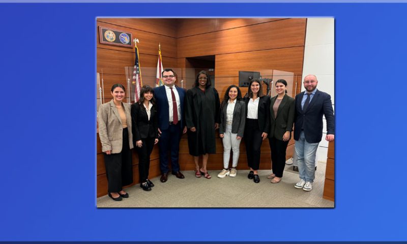 Judge Moon Host University of Miami Law Students