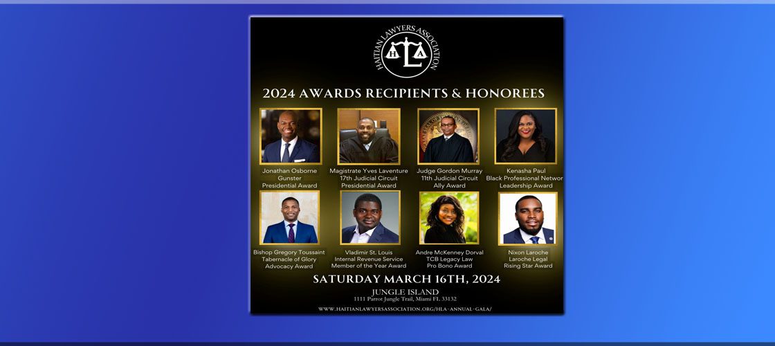 Magistrate Laventure Honored by Haitian Lawyers Association
