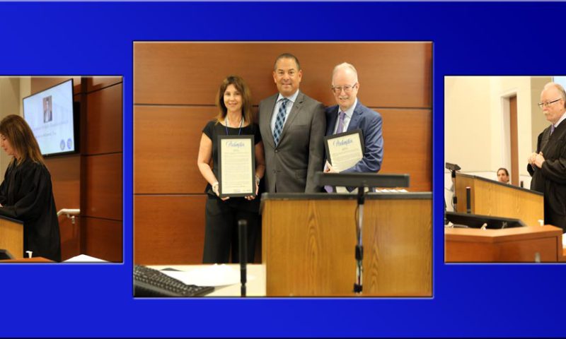 Investitures of Judge Avalos and Judge Tynan