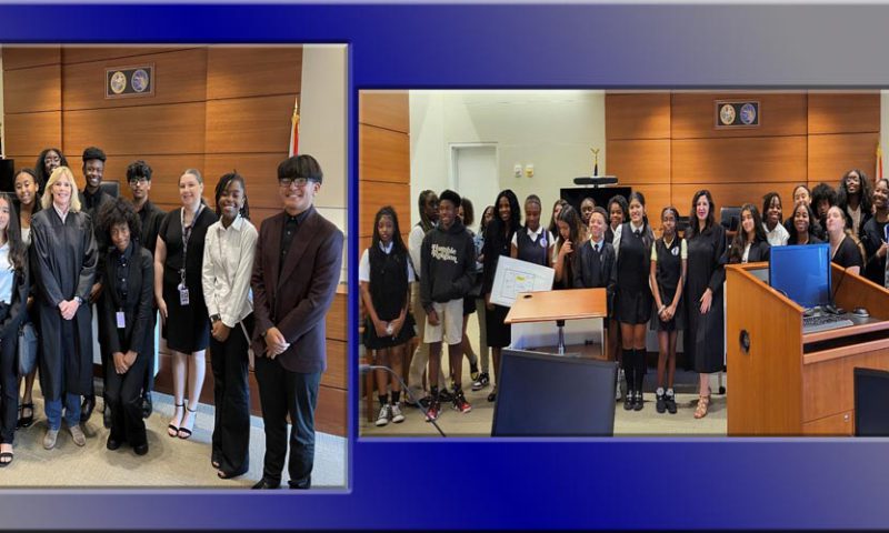 Middle School Mock Trials at the 17th Circuit