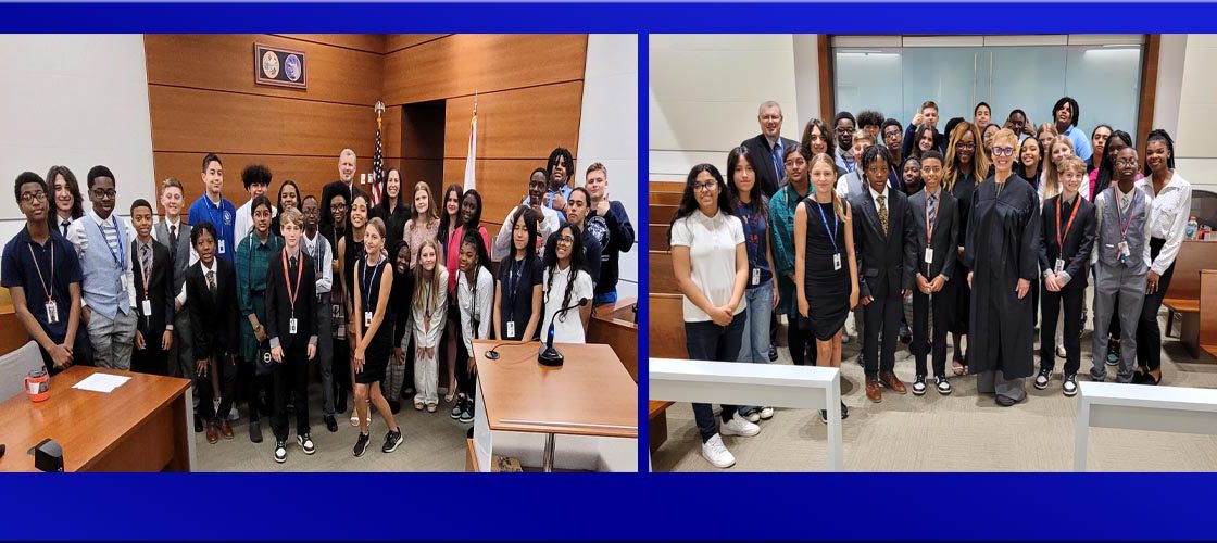 Pompano Beach Middle Comes to Visit the 17th Circuit
