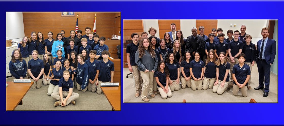 Saint Bonaventure visits the 17th Judicial Circuit