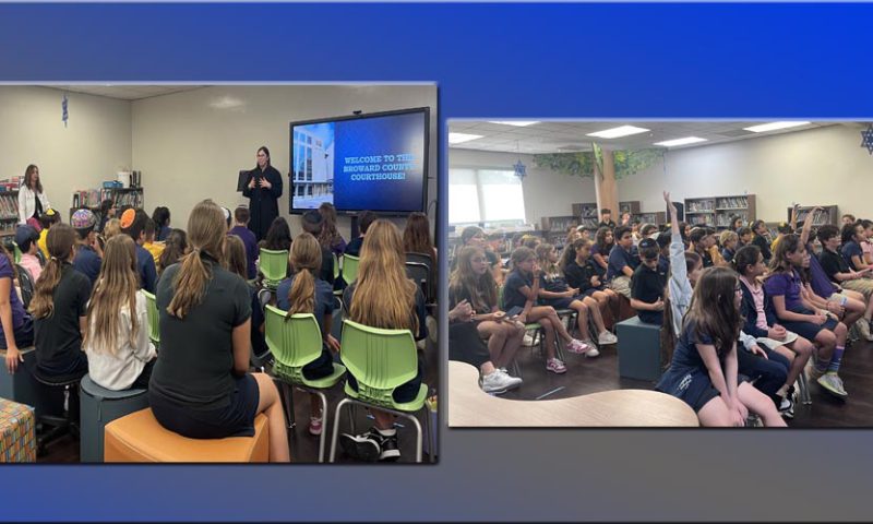 Judge Alperstein Connects with the Fourth Grade