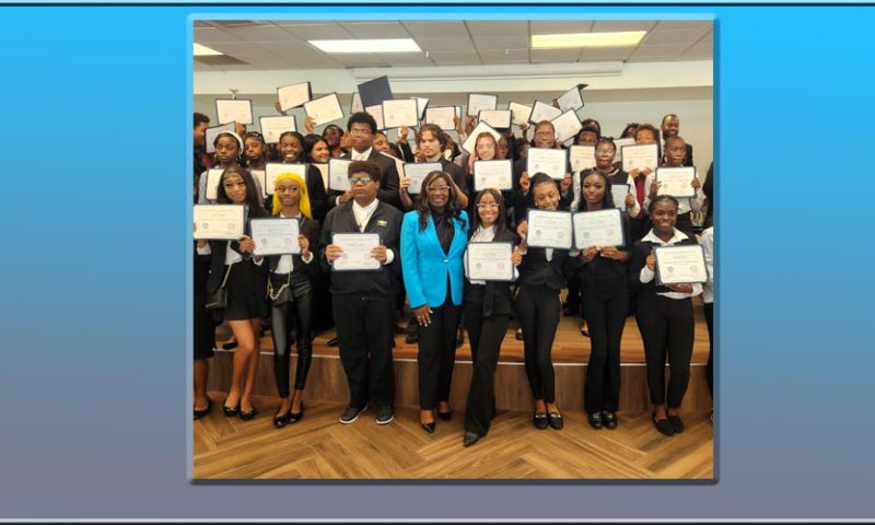 Judge Powell Presides Over Mock Trial