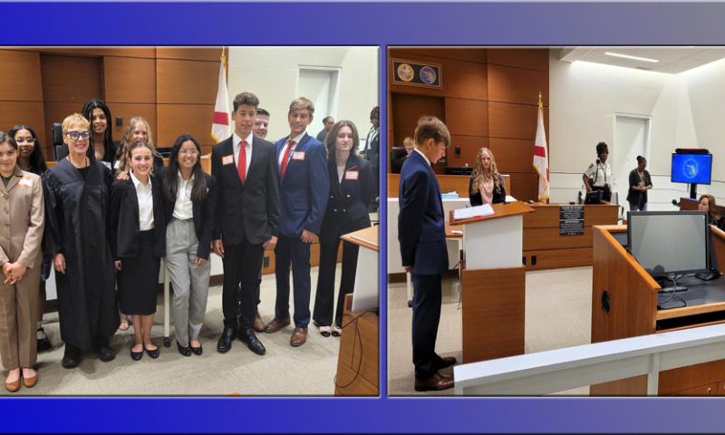 Classical Conversations of Plantation Compete in Mock Trial