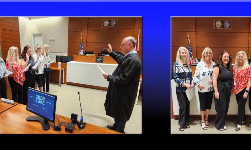 Broward County Judicial Assistant Association Board Gets Sworn In