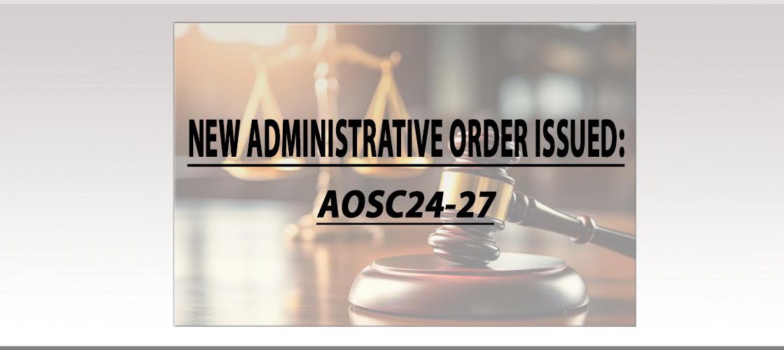 New Administrative Order Released