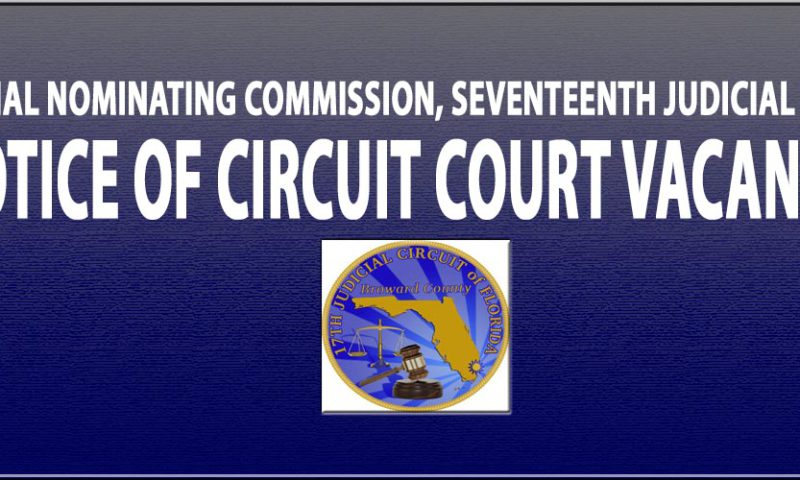 Notice of Circuit Court Vacancy