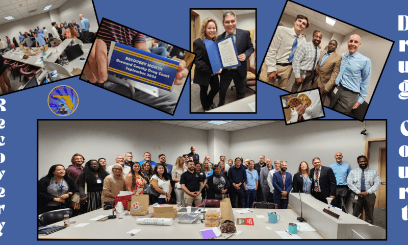 Drug Court Personnel Highlight National Recovery Month 