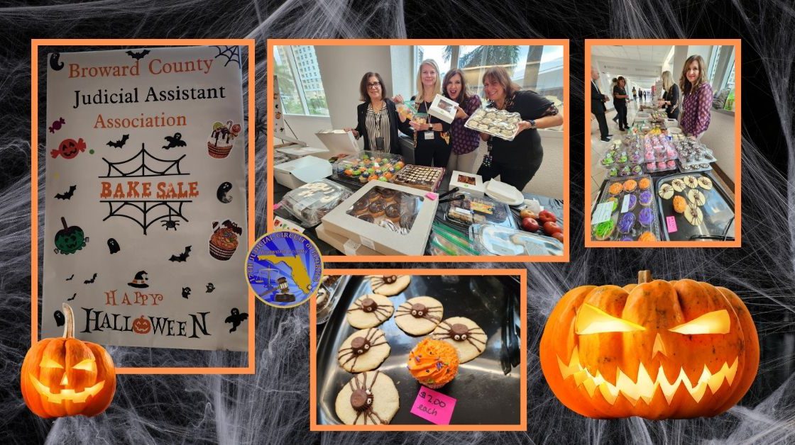 Judicial Assistants’ Halloween Bake Sale Was Scarily Sweet!