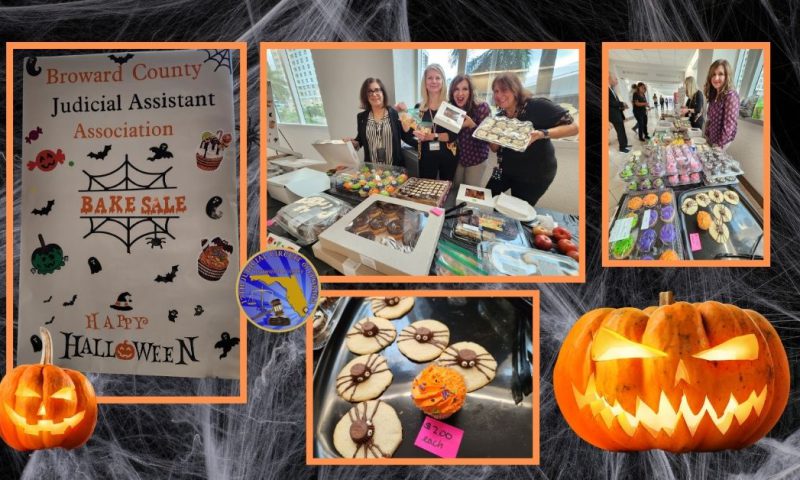 Judicial Assistants’ Halloween Bake Sale Was Scarily Sweet!