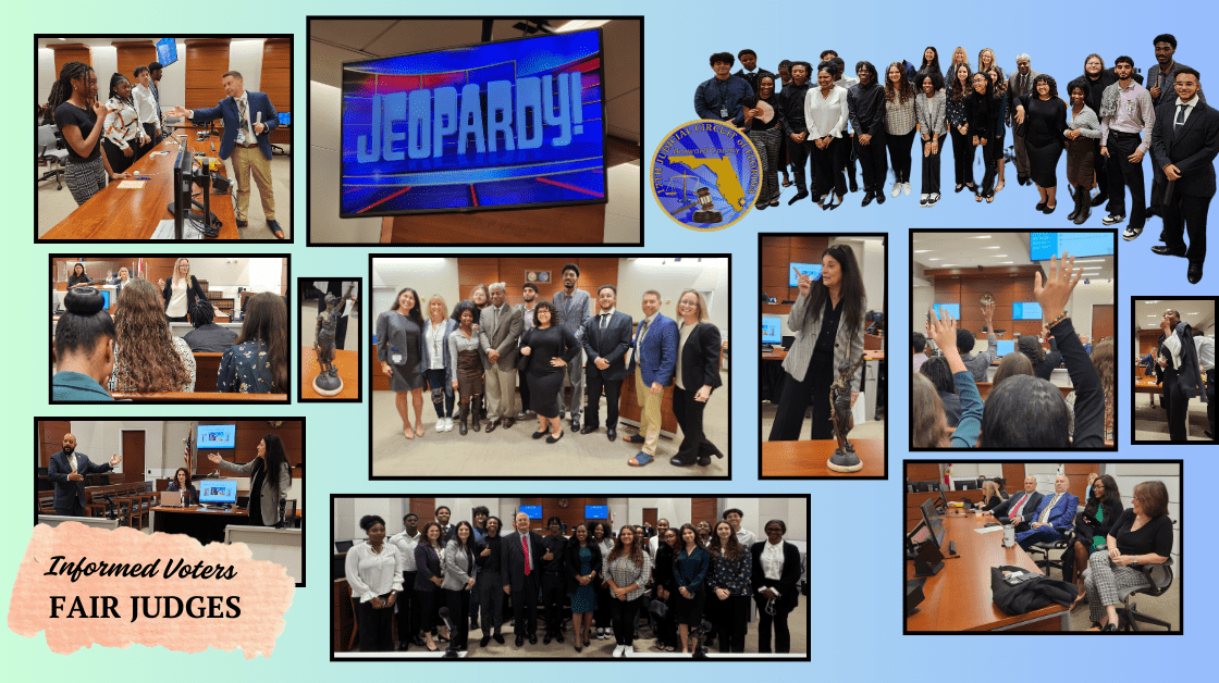 Students Compete in Judicial Jeopardy! During “Informed Voters FAIR JUDGES” Program