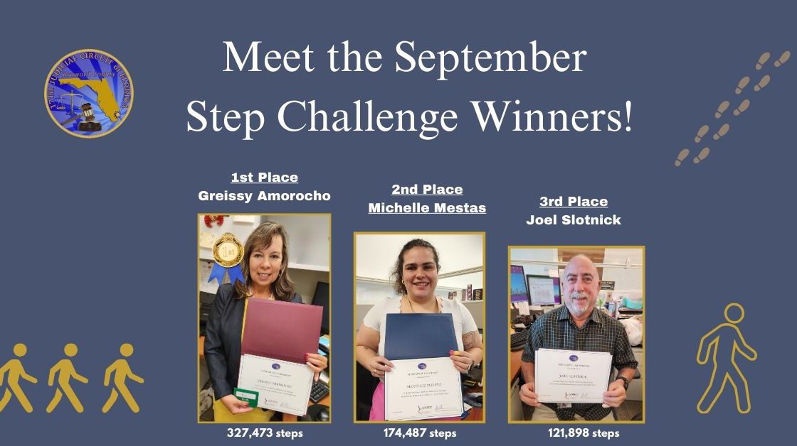 Court Administration Employees Face Off in Step Challenge