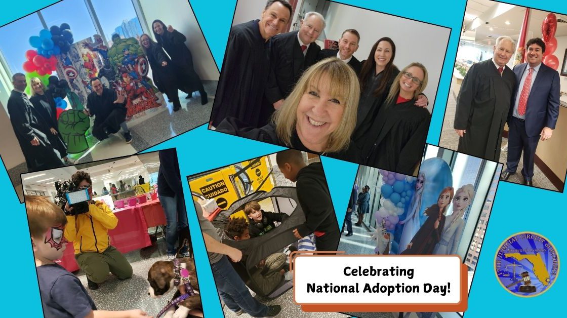 National Adoption Day at the Courthouse!