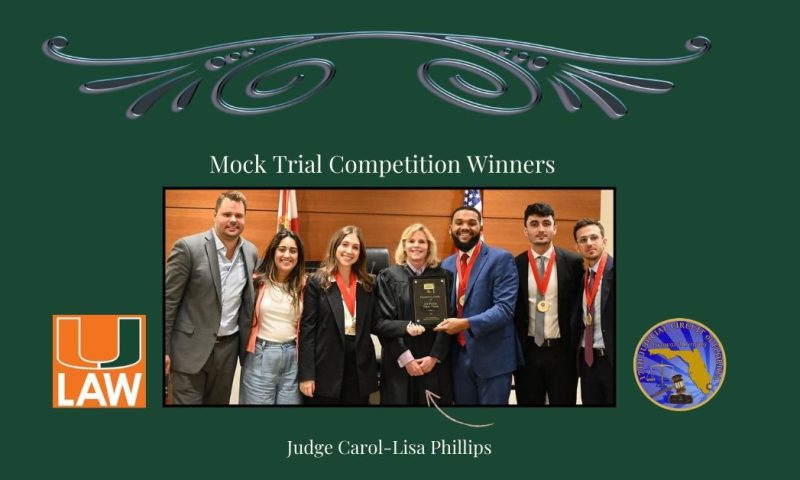 UM Wins Mock Trial Competition!