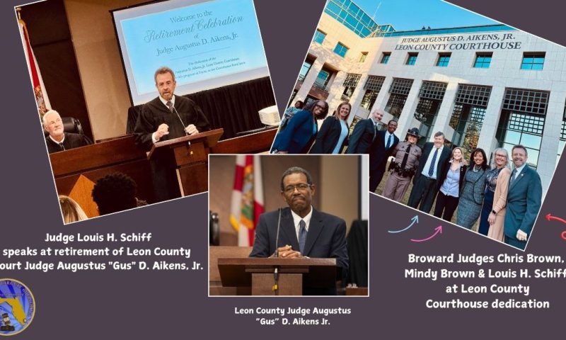 Honoring a Fellow Judge, Friend and Public Servant