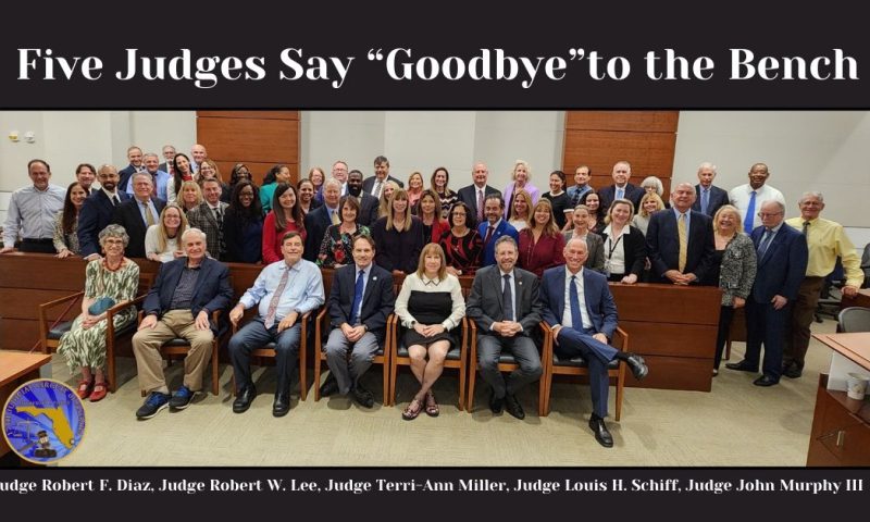 Celebrating Decades of Public Service: 5 Judges Retire