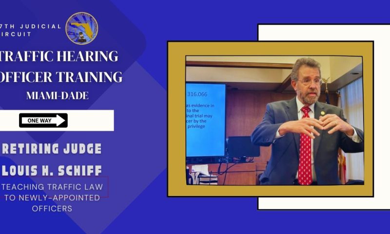Last Call: Retiring Judge Teaches Traffic Hearing Officer Course for Last Time