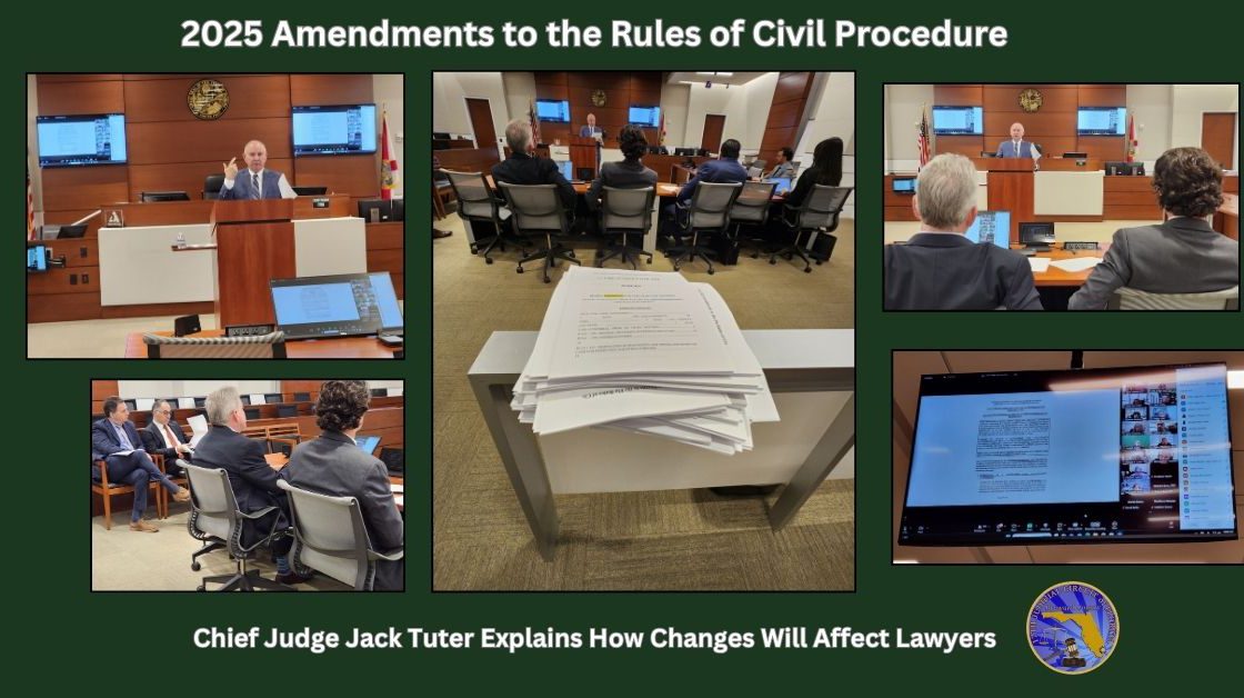Chief Judge Jack Tuter Discusses 2025 Changes to Rules of Civil Procedure